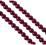 Zdjęcie - Perły szklane 12mm czerwone